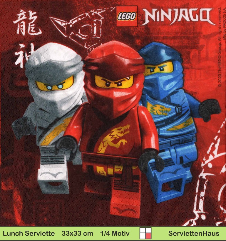 Lego Ninjago - 1 Lunch Serviette